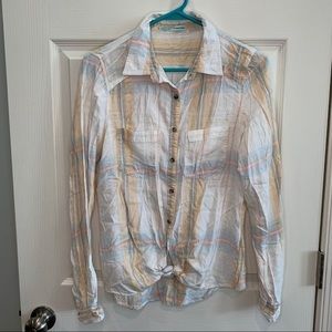 5/$15 - Maurices sz SM flannel top‎